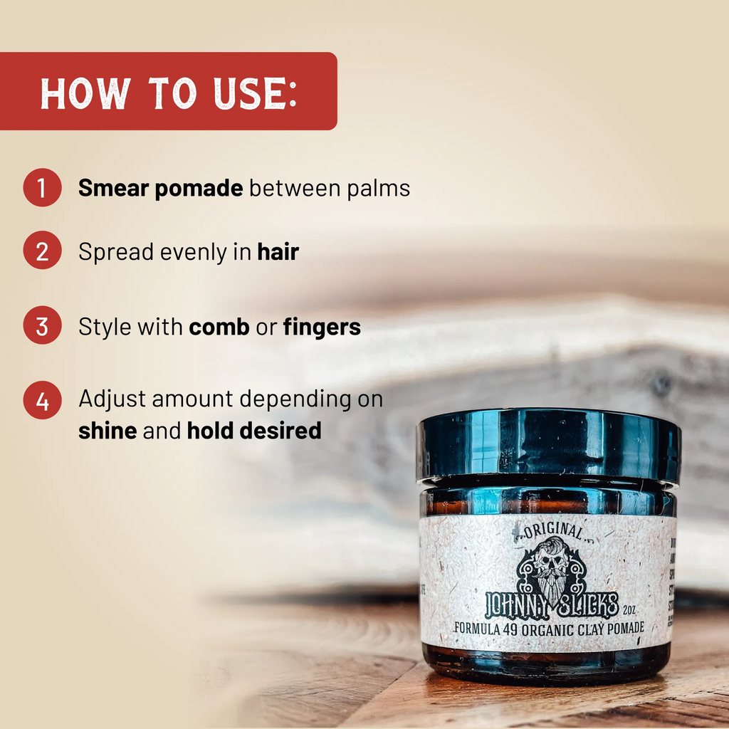 Formula 49 Organic Clay Pomade — Made by US Marines