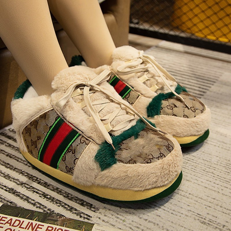 Sneaker Slippers — Unisex Cozy House Shoes for Adults & Kids