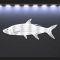 Steel Tarpon Wall Art — Handcrafted 14-Gauge Steel Fish Sculpture