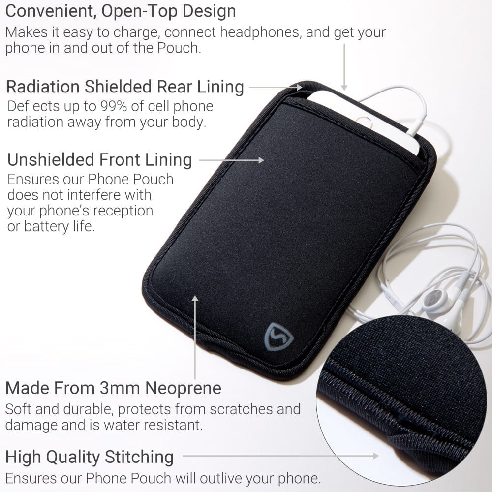 SYB Phone Pouch — EMF Radiation Shielding Phone Carrier